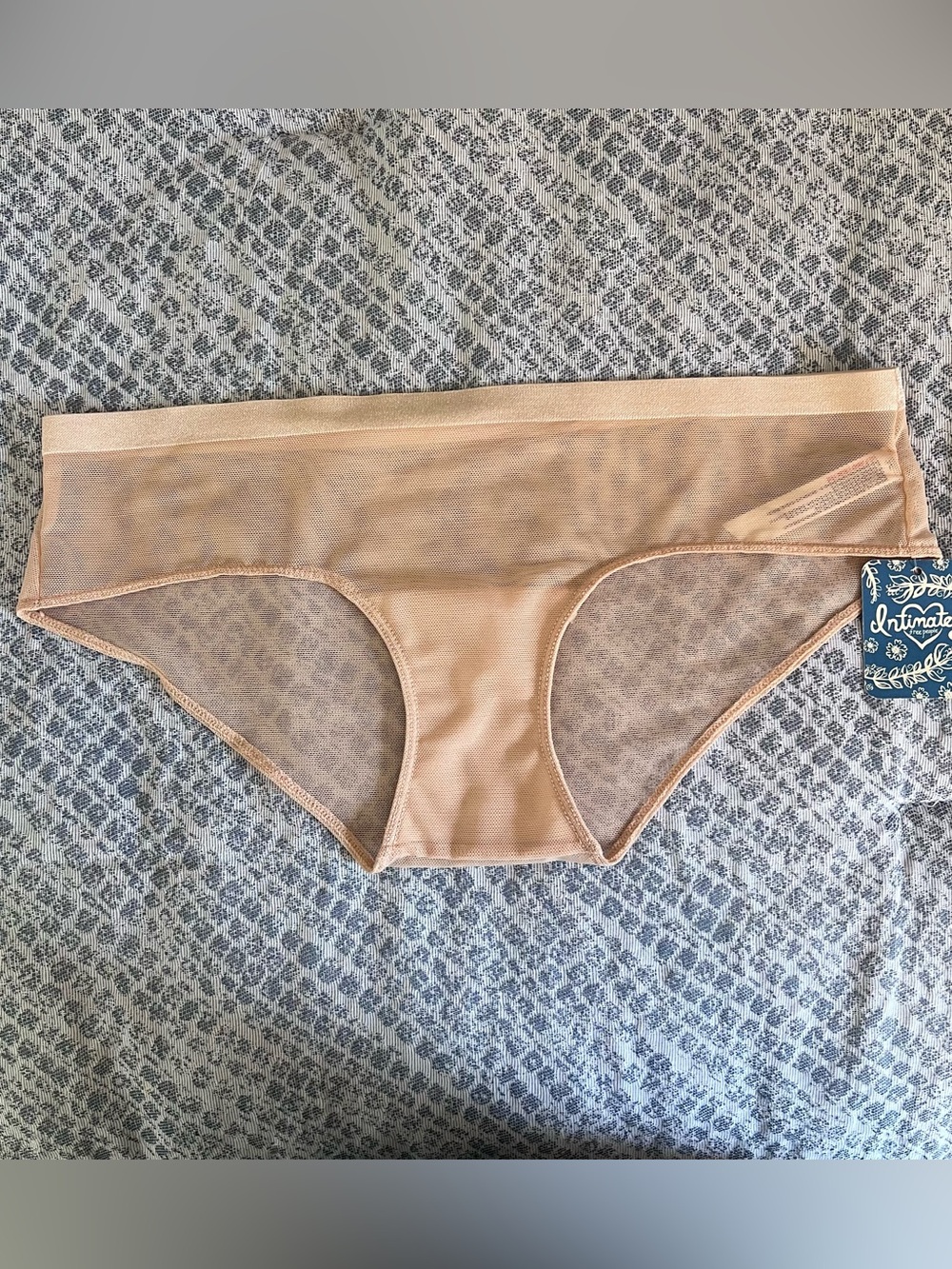 NEW with TAGS Free People Intimately Sheer Bikini Panties, size XS